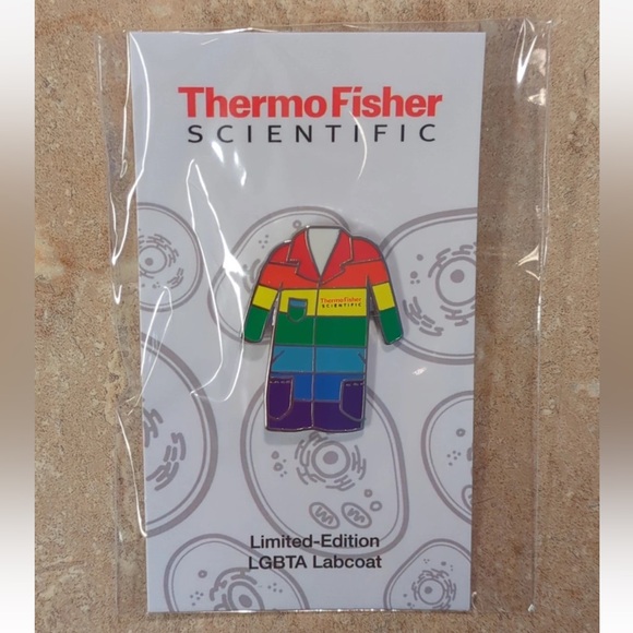 Thermo Fisher Rainbow Labcoat Pin